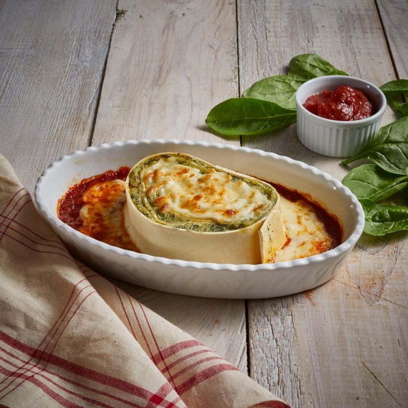 Spinach ricotta lasagne