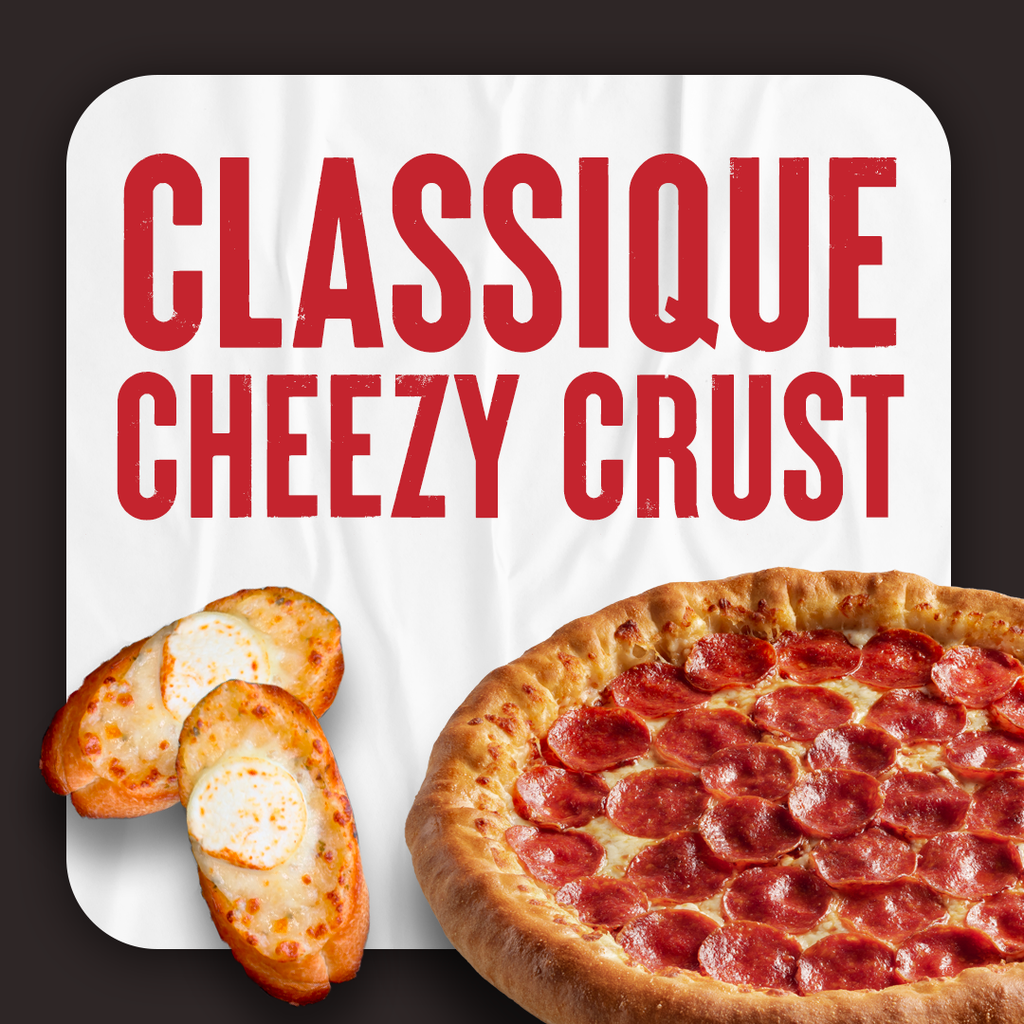 Klassisches Menü - Medium Cheezy Crust Pizza