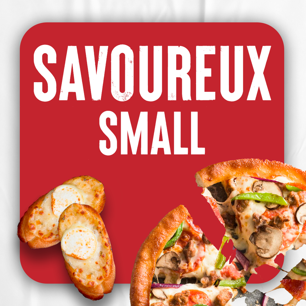 MENU SAVOUREUX - Small Pizza