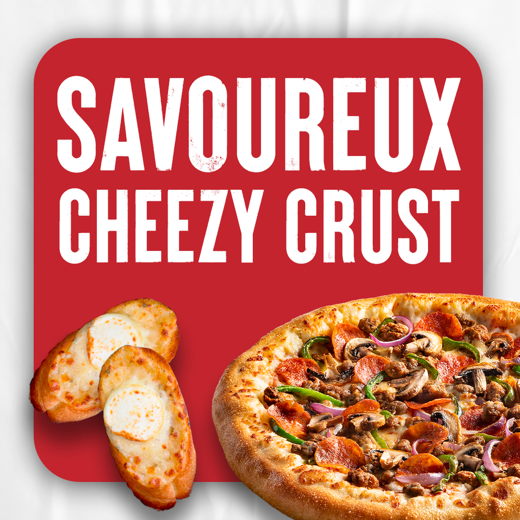 Schmackhaftes Menü - Medium Cheezy Crust Pizza