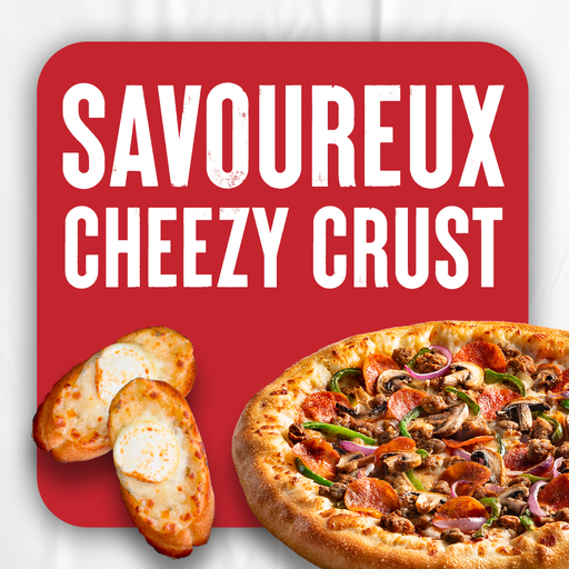 MENU SAVOUREUX - Medium Cheezy Crust Pizza